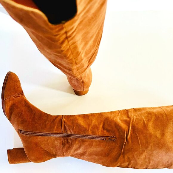 Eloquii Over-the-Knee Boots in Chestnut Size 10W - Picture 3 of 9